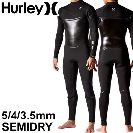 [予約商品] 2025 Hurley ハーレー ウェットスーツ セミドライ フルスーツ メンズ 5mm×4mm×3.5mm [JCV2506] CHEST ZIP ADVANTAGE EVO サーフィン 冬用