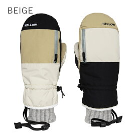 HELLOW POCKET MITTEN エリシウム 対応 防寒 防水 パンツ メンズ レディース 秋 冬 ブランド 防風 暖かい おしゃれ ファッション 人気 スノーボード スキー アウトドア スポーツ 登山 自転車 スノボ 男女 3色 ブラック ホワイト ベージ 送料無料