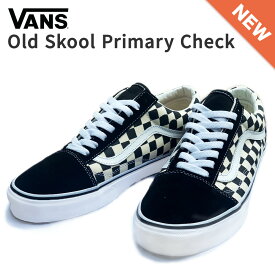 【送料無料】Vans shoes Old Skool Primary Check ヴァンズ シューズ オールドスクール キャンバス 通勤 通学 カジュアル メンズ レディース 定番 シンプル プライマリー チェック ブラック サイズ US4.5-US11.0 22.5cm-29.0cm