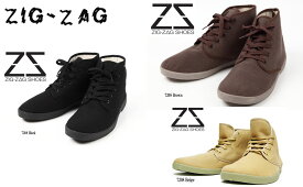 【送料無料】ZIG-ZAG shoes ジグザグシューズ 7208 シリーズ ※カラー ブラック ブラウン ベージュ アメリカ 流行 ブランド 靴 スニーカー ブーツ メンズ レディース 歩きやすい カジュアル