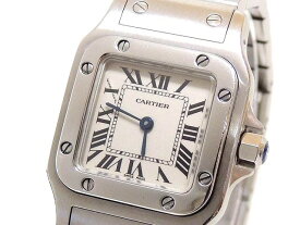 Cartier カルティエ 時計 ■ サントスガルベ SM クォーツ レディース 腕時計 W20056D6 ステンレス □3L