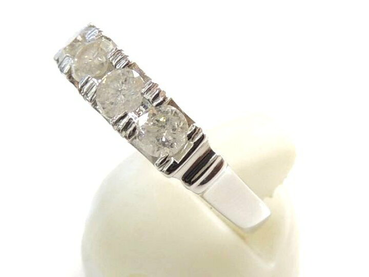 楽天市場】Pt900 プラチナ ダイヤ 1.00ct リング □ 5.3g 11号  