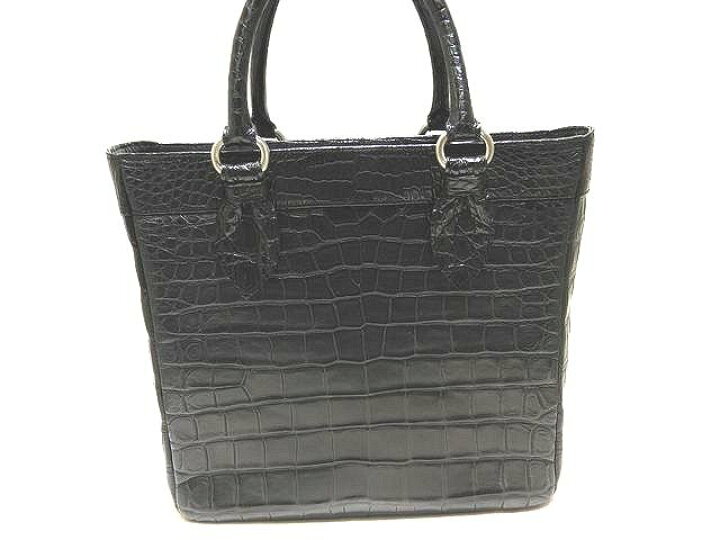 楽天市場】美品 ZAO ザオー JRA認定 クロコダイル ハンドバッグ 