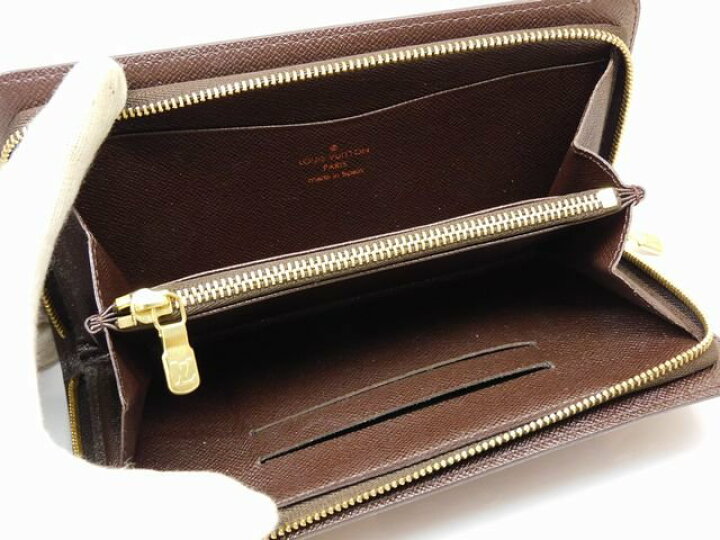楽天市場】美品 ヴィトン N61728 CA1020 財布 □ ダミエ モネジップ 