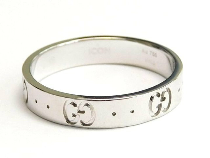 楽天市場】新品同様品 グッチ □ 約17号(18) アイコン 指輪 リング  