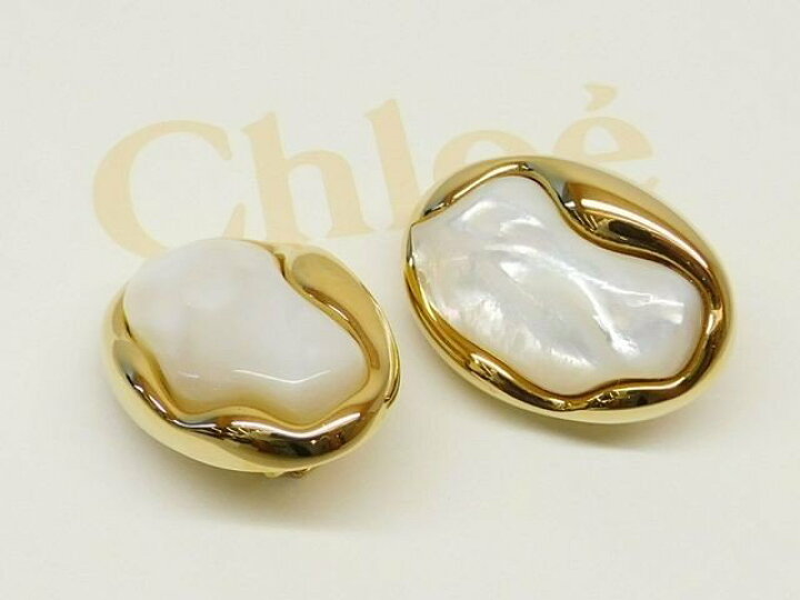 楽天市場】新品同様品 Chloe クロエ クリップイヤリング 
