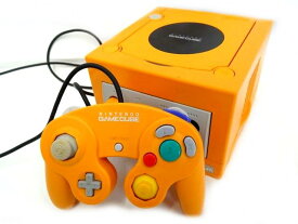 Nintendo ゲームキューブ本体 オレンジ ◆ DOL-001 ゲーム機 本体 ピクミン2付き 任天堂 平成 テレビゲーム GAMECUBE □8B