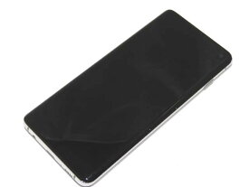 ※送料無料 美品 au Galaxy S10 SCV41 スマートフォン ホワイト系 ◇ バッテリー良好 携帯電話 SAMSUNG ギャラクシー ▼8B