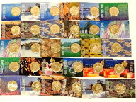未使用 地方自治施行六十周年記念 5百円バイカラー・クラット貨幣 ■ 500円 硬貨 五百円 計30枚 21種類＋…
