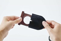 【ポスト投函送料無料】コジット(COGIT)Lijepルーペ付バッグチャームキャメル