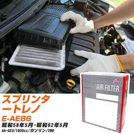 エアフィルター PMC トヨタ スプリンタートレノ E-AE86 S58.5-S62.5 4A-GEU パシフィック工業 PA4181 エアーエレメントエアーフィルター 【H04006】