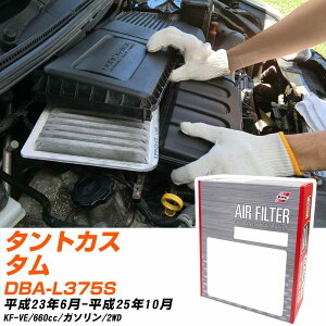 エアフィルター PMC ダイハツ タントカスタム DBA-L375S H23.6-H25.10 KF-VE パシフィック工業 PA6631 エアーエレメントエアーフィルター 数量1点 【H04006】