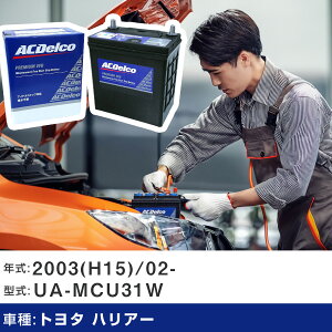 �� �o�b�e���[ �g���^ �n���A�[ 2003(H15)/02- UA-MCU31W 3000cc/AIRS/�W���n �K���Q�l AC�f���R EFBS-95 �J�[�����e�i���X �Ԍ����� �����ԗp�i �yH22003�z