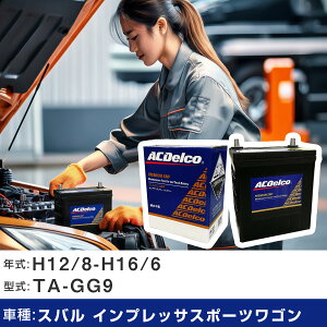 �� �o�b�e���[ �X�o�� �C���v���b�T�X�|�[�c���S�� H12/8-H16/6 TA-GG9 2000cc/AT��/4WD/����n�d�l�� �K���Q�l AC�f���R SMF75D23L �J�[�����e�i���X �Ԍ����� �����ԗp�i �yH22003�z
