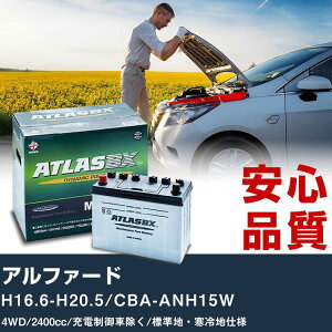 �� �o�b�e���[ �g���^ �A���t�@�[�h H16.6-H20.5/CBA-ANH15W 4WD 2400cc/�[�d����ԏ���/�W���n�E����n�d�l�K���Q�l �A�g���X MF75D23L �J�[�����e�i���X ���� �����ԗp�i �yH41001�z