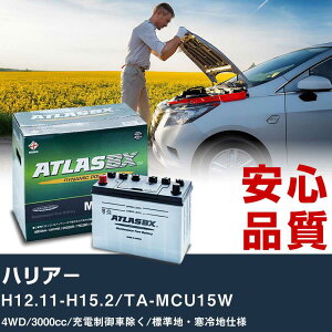 �� �o�b�e���[ �g���^ �n���A�| H12.11-H15.2/TA-MCU15W 4WD 3000cc/�[�d����ԏ���/�W���n�E����n�d�l�K���Q�l �A�g���X MF75D23L �J�[�����e�i���X ���� �����ԗp�i �yH41001�z