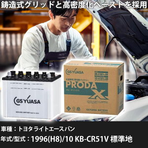 �� �o�b�e���[ �g���^ ���C�g�G�[�X �o�� 1996(H8)/10 KB-CR51V �W���n 2000cc GS���A�T PRX-85D26R �Ԍ����� �����ԗp�i �y��^�����i�z�yH31006�z