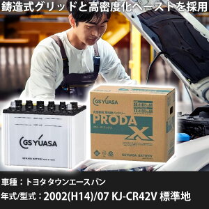 �� �o�b�e���[ �g���^ �^�E���G�[�X �o�� 2002(H14)/07 KJ-CR42V �W���n 2200cc GS���A�T PRX-115D31R �Ԍ����� �����ԗp�i �y��^�����i�z�yH31006�z