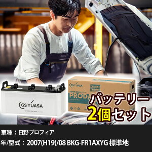 �� �o�b�e���[ ���� �v���t�B�A 2007(H19)/08 BKG-FR1AXYG �W���n 8900cc GS���A�T PRX-130F51×2�� �Ԍ����� �����ԗp�i �y��^�����i�z�yH31006�z