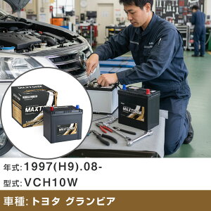 �� �o�b�e���[ �g���^ �O�����r�A 1997(H9).08-/VCH10W 3400cc/�W���n �K���Q�l �}�b�N�X�g�[�� MAXTORM GOLD-ISS Q-105R(D23R) �J�[�����e�i���X �Ԍ����� �����ԗp�i �yH41001�z