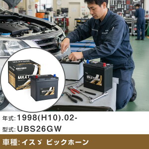 �� �o�b�e���[ �C�X�U �r�b�N�z�[�� 1998(H10).02-/UBS26GW 3500cc/�W���n�E����n �K���Q�l �}�b�N�X�g�[�� MAXTORM GOLD-ISS Q-105R(D23R) �J�[�����e�i���X �Ԍ����� �����ԗp�i �yH41001�z