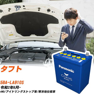 ダイハツ タフト 対応バッテリー LA910S R2/6- 寒冷地仕様車 バッテリー パナソニック カオス カーバッテリー N-M65/A4 【H04006】