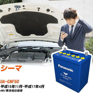日産 シーマGNF50 H15/11-H17/4 寒冷地仕様車 バッテリー パナソニック カオス カーバッテリー N-125D26L/C8 【H04006】