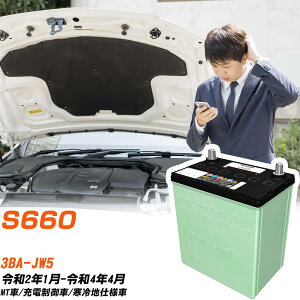 �z���_ S660 �Ή� �o�b�e���[ JW5 R2/1-R4/4 ����n�d�l �J�[�o�b�e���[ �p�i�\�j�b�N �T�[�N�� �� N-46B19R/CR �yH04006�z