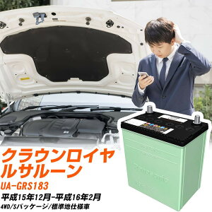 �g���^ �N���E�����C�����T���[�� �Ή� �o�b�e���[ GRS183 H15/12-H16/2 �W���n�d�l �J�[�o�b�e���[ �p�i�\�j�b�N �T�[�N�� �� N-80D23L/CR �yH04006�z