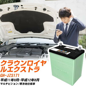 �g���^ �N���E�����C�����G�N�X�g�� �Ή� �o�b�e���[ JZS171 H11/9-H12/8 ����n�d�l �J�[�o�b�e���[ �p�i�\�j�b�N �T�[�N�� �� N-80D23R/CR �yH04006�z