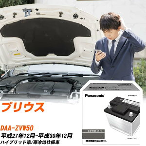 トヨタ プリウス ZVW50 H27/12-H30/12 寒冷地仕様車 バッテリー 車 パナソニック PAシリーズ N-350LN1/PA 【H04006】