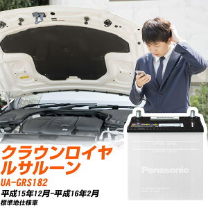 �g���^ �N���E�����C�����T���[���Ή��o�b�e���[ GRS182 H15/12-H16/2 �W���n�d�l�� �J�[�o�b�e���[ �p�i�\�j�b�N �T�[�N�� �� N-75D23L/SB �yH04006�z