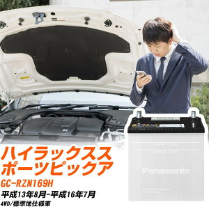 �g���^ �n�C���b�N�X�X�|�[�c�s�b�N�A�b�v�Ή��o�b�e���[ RZN169H H13/8-H16/7 �W���n�d�l�� �J�[�o�b�e���[ �p�i�\�j�b�N �T�[�N�� �� N-75D23L/SB �yH04006�z