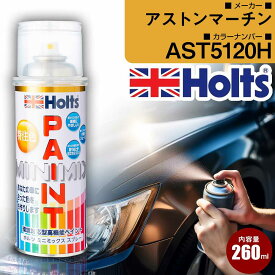 アストンマーチン AST5120H METEORITESILVER 車 キズ消し ペイントスプレー 1本 Holts ホルツ MINIMIX カーペイント オーダーカラー 【TU＆SP】(スプレー)