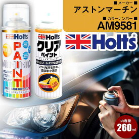アストンマーチン AM9581 MIDNIGHTBLUE 車 キズ消し ペイントスプレー+クリアセット Holts ホルツ MINIMIX カーペイント オーダーカラー 【TU＆SP】(スプレー+クリア)