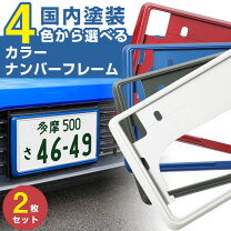 楽天市場】ナンバーフレーム 青の通販