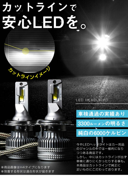 楽天市場】MK53S スペーシア LED ヘッドライト H4 ロービーム 
