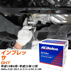 オイルフィルター ACデルコ スバル インプレッサ GH7 H19.6-H23.12 EJ20 PF303J オイルエレメント 【数量10点】 【H04006】