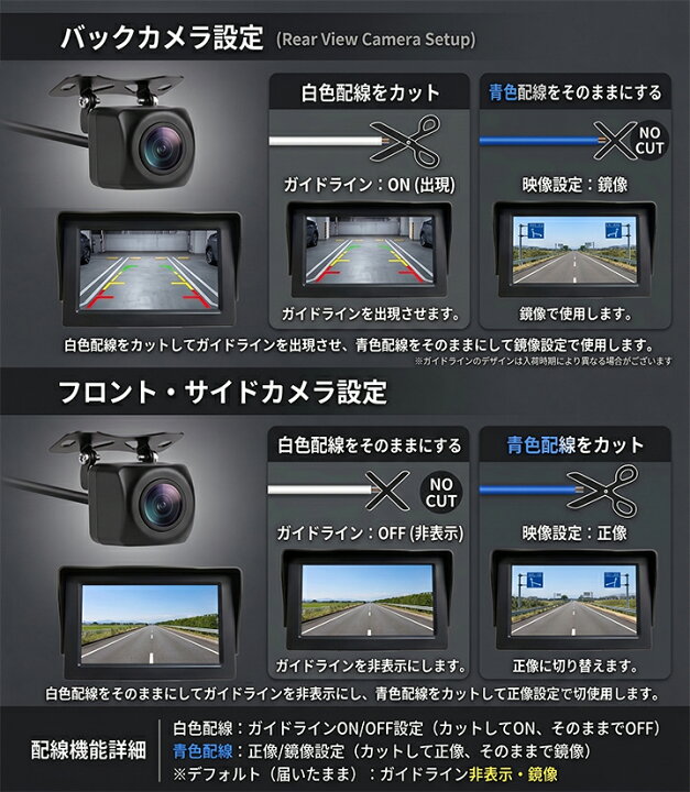 楽天市場】MDV-727DT 対応 バックカメラ 車載用 外部突起物規制 