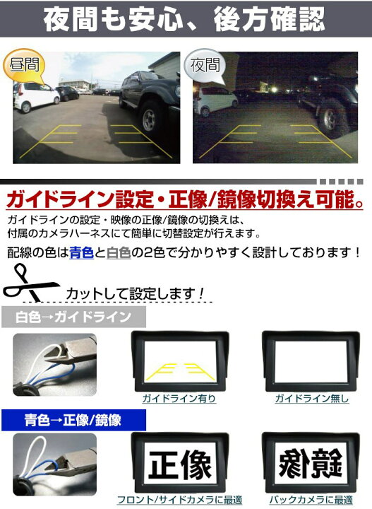 楽天市場】ケンウッド MDV-S710 対応 バックカメラ 接続ケーブル付 