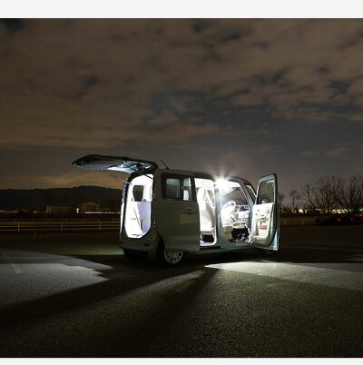 NBOX縁取り新型ルームランプLEDLEDルームランプJF3JF4リングパーツカスタムドレスアップ便利送料無料アウトドア車中泊パーツ内装パーツライト室内灯ランプ明るい安全チャイルドシート等付いている方に