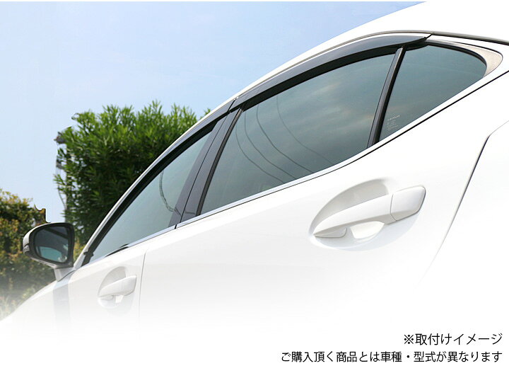 楽天市場】RAV4 専用 ドアバイザー サイドバイザー メッキモール付き 