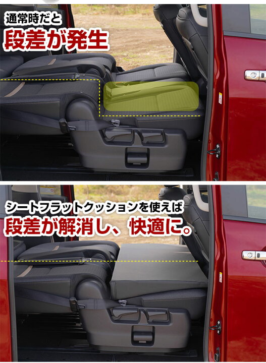 楽天市場】セレナ C28 対応 シートフラット クッション すきま 