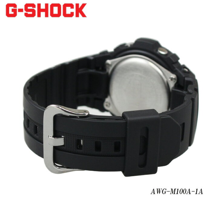 楽天市場】CASIO G-SHOCK AWG-M100A-1A 電波ソーラー 電波時計 マルチ 