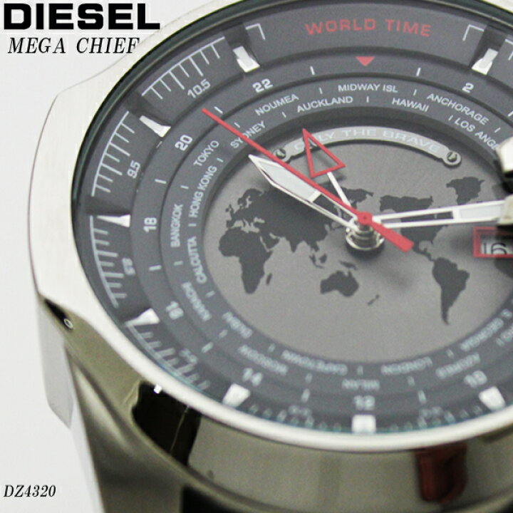楽天市場】DIESEL ディーゼル 時計MEGA CHIEF メガチーフ DZ4320 