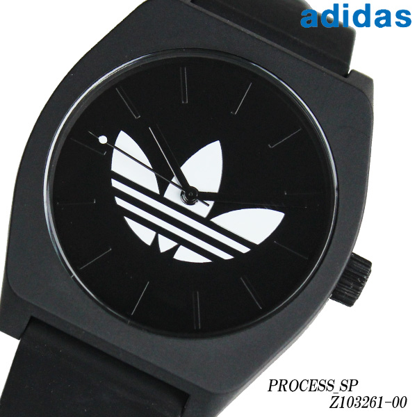 ADIDAS アディダス 腕時計 メンズ レディース PROCESSSP1 Z103261 トレフォイル ブラック 黒 三つ葉【あす楽】 |  ウォッチストアＦＲＥＥＺ