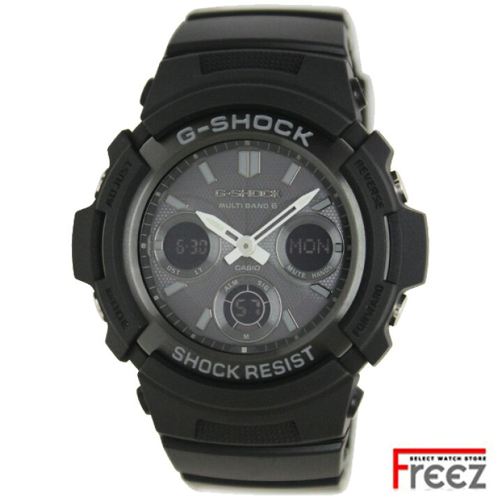楽天市場】CASIO G-SHOCK AWG-M100B-1A カシオ Gショック 電波ソーラー 