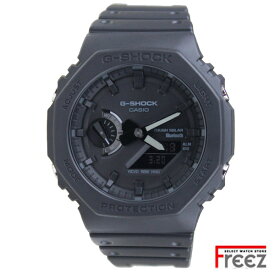 CASIO G-SHOCK GA-B2100-1A1 カシオ Gショック メンズ 腕時計 Bluetooth タフソーラー オールブラック 黒 オクタゴン 八角形 モバイルリンク 20気圧防水 海外モデル