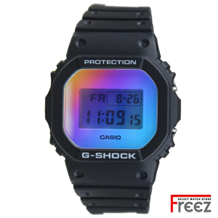 楽天市場】CASIO G-SHOCK ジーショック Iridescent Color Black DW 