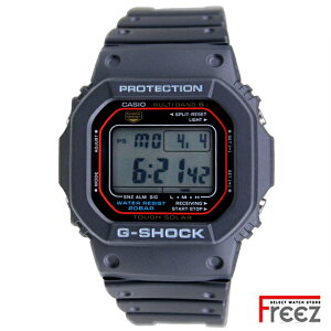 CASIO G-SHOCK GW-M5610U-1 �J�V�I G�V���b�N �����Y �r���v �d�g�\�[���[ �X�N�G�A �f�W�^�� �u���b�N 5600�V���[�Y MULTIBAND6 �C�O���f��
